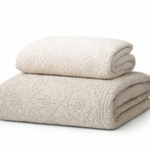 Kit colcha queen bordada