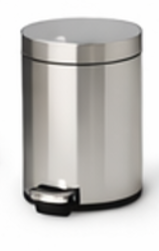 Lixeira inox para banheiro